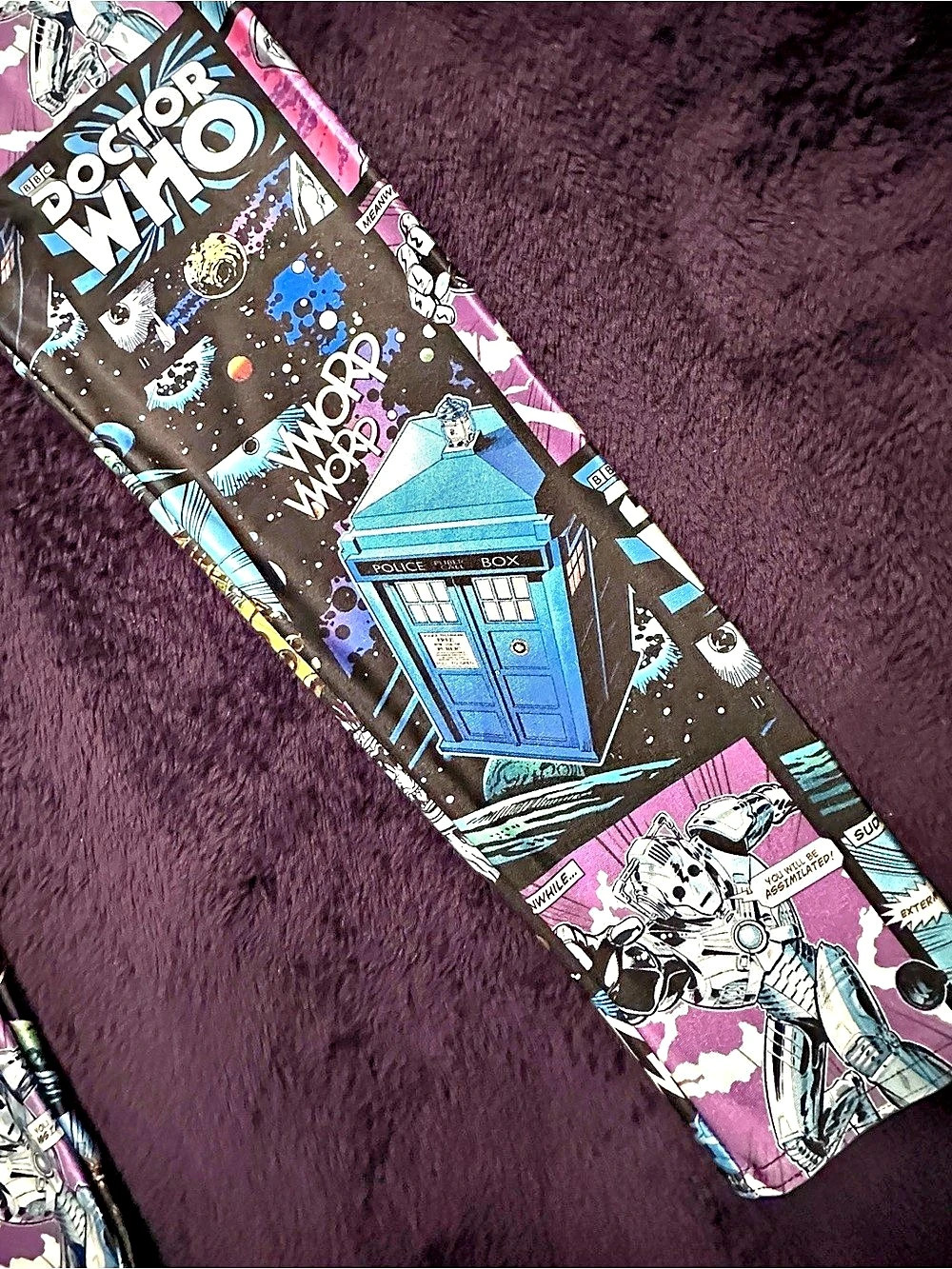 BlackMilk Doctor Who Leggings Comic Strip Mashup New with Tags - Picture 5 of 14